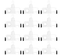 LIGIGWASH Vertical Blind Carriers Replacement Kit with Plastic Material 12pcs Easy Installation and Strong Load Capacity Stylish Design Window Suitable for Office and Residential Use