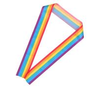 LIGIGWASH Vibrant Rainbow Sash Lgbt Pride Shoulder Belt Party Accessory for Pride Month Celebrations Unique Photo Prop Festive Costume Accent