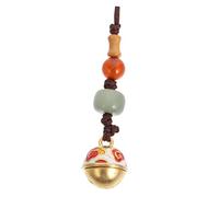 LIGIGWASH Vintage Brass Mobile Phone Pendant Key Chain Fashionable Retro Hanging Decor for Phone Keychain Unique DIY Accessory with Distinctive Design for Friends Family