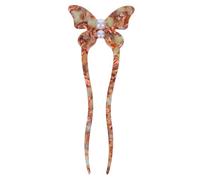 LIGIGWASH Vintage Butterfly Hairpin Acetate u Shape Ladies Hair Clips Pearls for Wedding Guest Retro Women Hair Accessories Styling