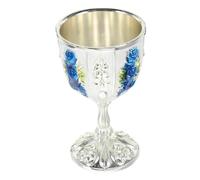 LIGIGWASH Vintage Metal Wine Cup Portable Iron Drinking Glass for Whiskey Cocktails Juice Beer Stable Tiny Liquor Cup for Home Bar Decor Gift