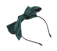 LIGIGWASH Vintage Satin Ribbon Bow Headband for Women Smooth Retro Hair Hoop Accessory for Weddings Parties Holidays Daily Wear Simple Elegant Design Complementing Various Hairstyles