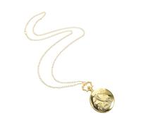 LIGIGWASH Vintage Snake Zodiac Pocket Watch with Chain Large Clear Dial Flip Cover Retro Animal Design for Men Women Students Seniors Chinese Fortune Timepiece for Graduation Birthday