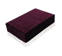 LIGIGWASH Vintage Velvet Piano Bench Slipcover with Removable Leg Covers Washable Decorative Protector for Single Piano Chair for Home School and Concert Settings