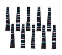 LIGIGWASH Violin Intonation Stickers Fretboard Decals 10 Sheets Paper Material Ensure Consistent Practice and Coherence and Professionals for 4/4 Size Violin