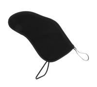 LIGIGWASH Violin Shoulder Rest Pad Pure Cotton Soft Comfortable Neck Support Non-slip Stable Instrument Accessory Easy to Clean Stylish Black Design