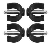 LIGIGWASH Walking Stick Clip C Clamp Set with Wide Compatibility and Easy Removal 4 Pcs Sturdy Abs and Steel Crutches Accessories for Canes and Folding Walking Sticks for Walker Use