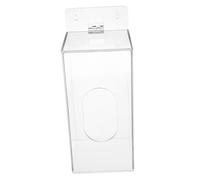 LIGIGWASH Wall Mounted Acrylic Mask Dispenser Glove Holder Box Space Saving Storage for Gloves Masks Tissue Hospitals Labs and Work Areas Transparent Design for Easy Monitoring