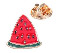 LIGIGWASH Watermelon Lapel Pin Cute Brooch Clip for Shawls Sweaters Stylish Fruit-shaped Accessory for Women Easy to Wear for Daily and Party Use