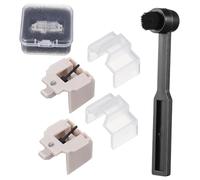 LIGIGWASH White Turntable Stylus Needle Replacement At3600l 2pcs with Cleaning Brush Vinyl Record Player Needle Replacement for Phonograph Djs