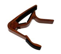 LIGIGWASH Wood Grain Guitar Capo Alloy Folk Guitar Clamp with Thick Protection for Acoustic Electric Ukulele Elastic Clip Tuner for Musical Instrument Accessories