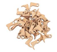 LIGIGWASH Wooden Decorations for Craft 150pcs Cowboy Boot Cutouts Unfinished Wood Hanging Ornaments for Holiday and Special Gathering Painting Activities