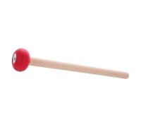 LIGIGWASH Wooden Drum Mallet with Rubber Tip for Percussion Instruments, Sturdy Traditional Chinese Design, Versatile Use for Drums and Gongs, for Musicians on The Go