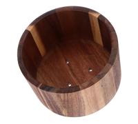 LIGIGWASH Wooden Kitchen Utensil Holder Rustic Farmhouse Decor Crock for Countertop Storage Multipurpose Organizer for Spoons Chopsticks Cutlery and Home Accessories
