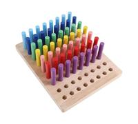 LIGIGWASH Wooden Pegboard Hand Therapy Rehabilitation Training Device for Skill Training and Restoring Grip and Release Motions, Suitable for Hand Exercises in Rehabilitation Centres,