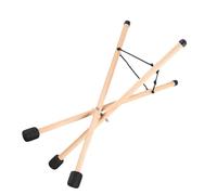 LIGIGWASH Wooden Tongue Drum Stand Tripod Holder Stable Non Slip Rubber Caps Sponge Protection Easy Installation Display Rack for Hand Pan Drum Storage