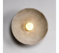 LIGINOK Retro Resin Wall Lamp Bohemian Wall Lighting Decorative Creative Swirl Light Ceiling Lamp Bedside Lighting for Living Room Bedroom Hallway Diameter 25 cm Brown