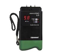 Lignomat Mini-Ligno S/D - Pin Moisture Meter - Mold Detector & Tester for Construction, Maintenance, Flooring, Water Damage - Humidity Detection & Moisture Meter for Wood, Wall, Drywall & Firewood