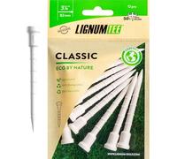 LIGNUM 50x More Durable Microwood Golf Tees 3 1/8 Inch - 82mm / Adjustable Golf Tee/Consistent Height with Ring System/Flexible Durable Microwood Construction/Long-Lasting Performance
