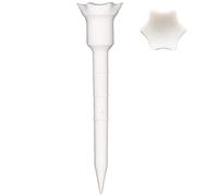 LIGNUM 72MM Ecoline Star Tees 12PK Biodegradable Golf Tee