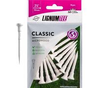 LIGNUM Golf Tees Ring System Wooden Golf Tee-White, 53 mm White TELT5316W