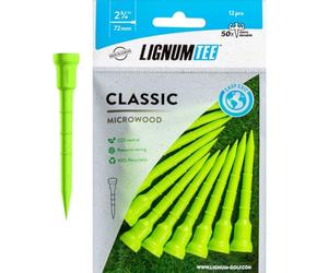 Lignum Unisex Ring System Golf Tee's, Green, 72 Mm EU