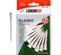 Lignum Golf Tees TELT6216W Wooden Ring System White 62mm Pack of 16