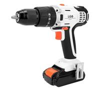 LIGO Cordless Drive Drill with Impact, 20V 25+1+1 Torque Setting, 1/2 Inch, 2 Speed, with 2.0Ah Battery and Fast Charger (Drill)