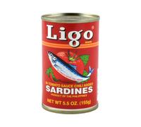 Ligo Sardines In Tomato and Chilli Sauce 155g