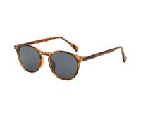 LIGOES Round Sunglasses for Men Women UV400 Glasses Fashion Sunglasses CP Frame Acetate Temple, Pattern With Grey