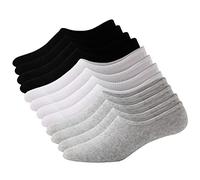 Ligomot 12 Pairs No Show Socks Women Trainer Socks Ladies Low Cut Socks For Women Cotton Invisible Socks Non Slip Flat Boat Liner Socks