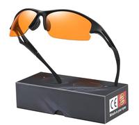 Ligomot Blue Light Blocking Gaming Glasses - Men Women - Amber - 99.9% Blue Light Block - UV400 Anti Glare & Eyestrain - Professional Screen Filter