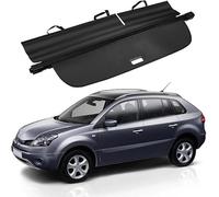 LIGPING Car Retractable Rear Trunk Parcel Shelf Cargo Covers For Renault Koleos 2009 2018,Luggage Curtain Privacy Protective Accessories,Carbon fiber skin