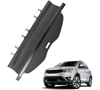 LIGPING Car Retractable Rear Trunk Parcel Shelf Cargo Covers For Ssangyong Korando 2011 2018,Luggage Curtain Privacy Protective Accessories,Carbon fiber skin