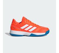 adidas Ligra 8 Kids Indoor Shoes, Team Solar Orange/Cloud White/Cloud White, 5 UK Child