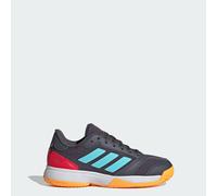 adidas Unisex Kids Ligra 8 Kids Indoor Shoes, Aurora Onix/Flash Aqua/semi Lucid red, 3 UK