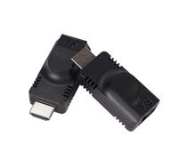 LIGSLN HDTV Extender Adapter To RJ45 Ethernet Networking Converters Cable Splitter 1080P 60m Converters For Game Consoles Networking Cable HDTV Extender