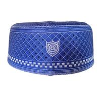 LIGSLN Muslims Hat for Men Skull Hat Islamic Prayer Turban Vintage Embroidery Beanies Headwear Caps