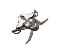 LIGSLN Weatherproof Long Lasting Demonic Metal Car Sticker Emblems For Auto Motorcycle Decoration With Pirate Motifs Quick Application Vehicle Sticker