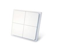 Ligtbee Zigbee Switch | Compatible with Philips Hue | Slim Design | Wireless Light Switch and Dimmer | Matte White | Apple HomeKit via the Hue Bridge