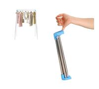 Ligtchser Portable Travel Garment Rack,Folding Clothes Rack for Dance,Travel,Camping, Drying,RV, Indoor,Outdoor. A Collapsible Mini Clothing Rack + 6 Storage Bags.