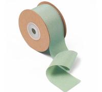 Ligtmor Silk Satin Ribbon 1-1/2 inch x 25 Yard (3.8cm x 23m) Ribbons for Gift Wrapping Crafts Wedding Flower Bouquet Holiday Christmas Birthday Décor - Eucalyptus Green