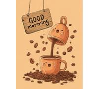 Liguolnn Square Diamond Painting Kits for Adults & Kids, Full Drill Coffee is Cute 5D Diamond Art, Perfect for Stress Relief Hobby, DIY Beginners Home Wall Decor Perfect Gifts Idea, 20x30cm A-569