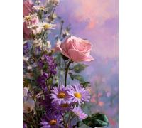 Liguolnn Square Diamond Painting Kits for Adults & Kids, Full Drill Landscape Flowers 5D Diamond Art, Perfect for Stress Relief Hobby, DIY Beginners Home Wall Decor Perfect Gifts Idea 20x30cm A532