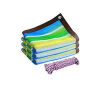 LIGUOYI Sun Shade Sails Breathable Shade Rectangle Multicolored, Super Ring Structure Windproof 85% UV Block Durable Reinforced Wear-resistant And Tensile, For Yard Pergola Sun Tarps