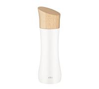 LIGURIA Pepper or Salt Mill Spice Mill Ceramic Grinder White cilio