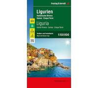 Liguria Road and Leisure Map: Italian Riviera - Genoa T10