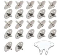 Ligynotu 22PCS Metal Cricket Spikes Replacement Screw In Studs Cleats Pins | with Spanner，Short Running Track Shoes， Golf Shoes， Light Weight Cricket Shoes， Thread Diameter 5.7mm
