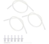Ligynotu 3 Sets Milk Tubes Hoses Replacement Kit for Jura Coffee Machine | Silicone Milk Tube Pipe Replacement Compatible with ENA E8 GIGA Z Series J Series WE8, with 6 Connectors & Cleaning Brush