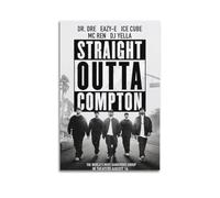 LIHAIXUAN Straight Outta Compton NWA Poster Canvas Wall Art Aesthetic Pictures Art Prints for Wall Decor 16x24inch(40x60cm) Unframe-style